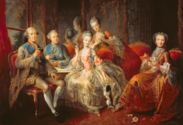 The Penthievre Family or The Cup of Chocolate, 1768